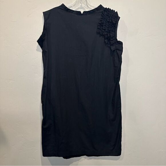 Sibel Saral | XS Black mid length asymmetrical sleeve ruffle detail - Picture 7 of 8